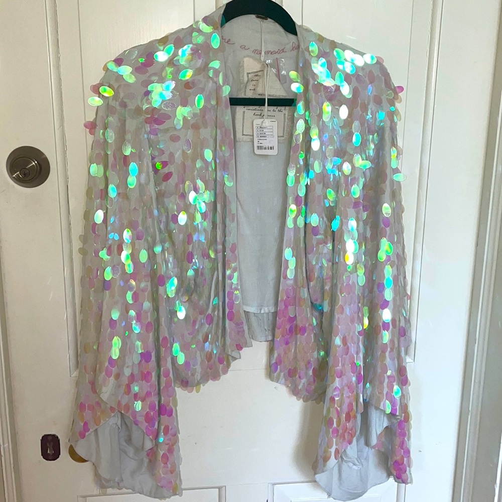 Free People sequin jacket